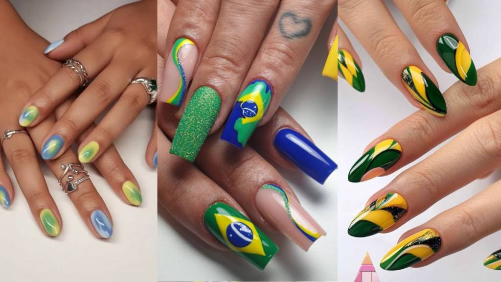 18 unhas decoradas para arrasar na torcida da Copa do Mundo