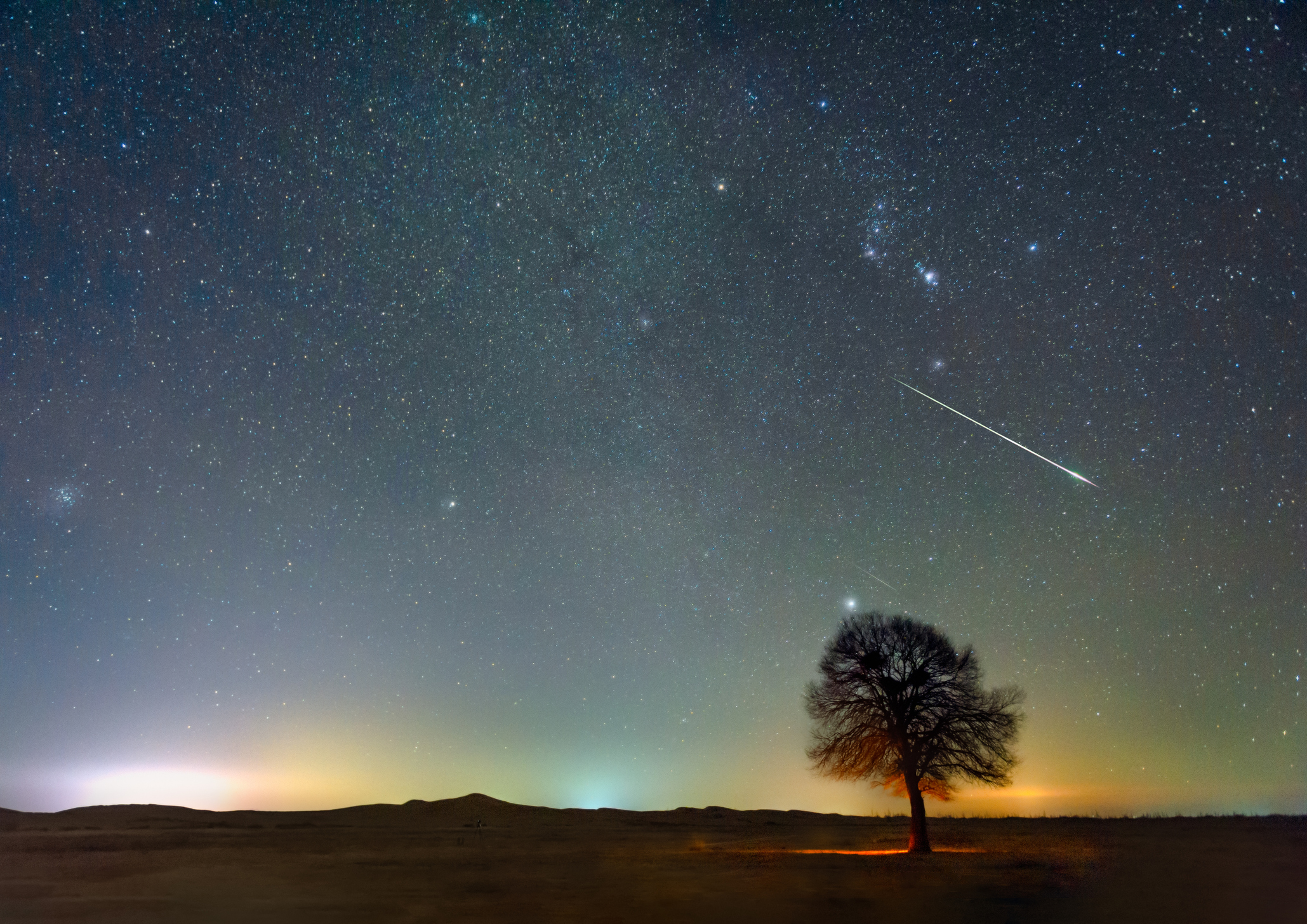 The Geminid meteor shower