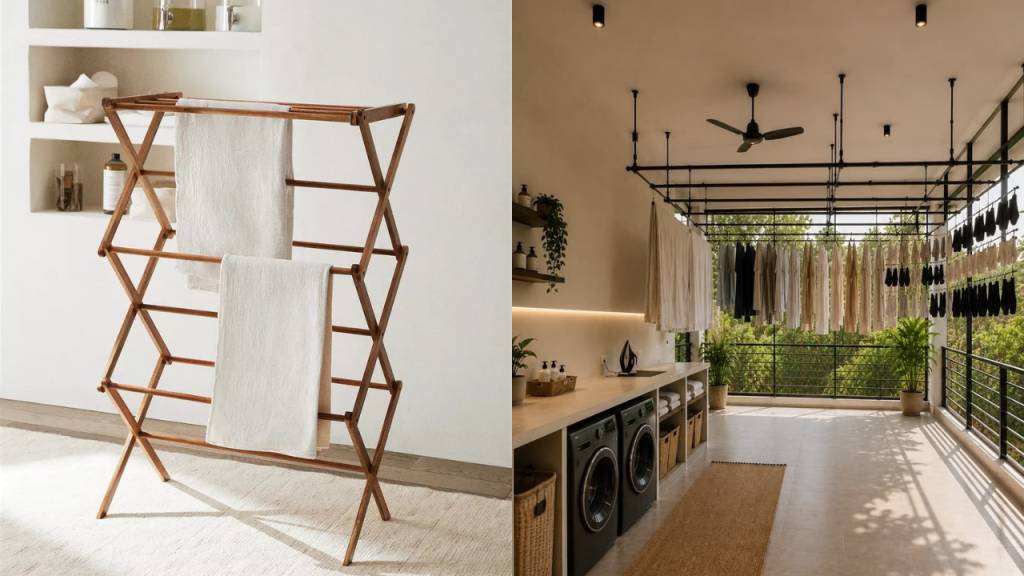 5 modelos de varal para deixar a lavanderia mais bonita e funcional